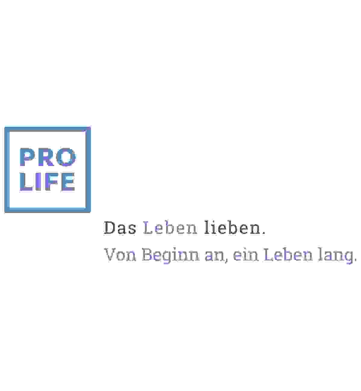 Das Bild zeigt das Logo des Schweizer Familienvereins PRO LIFE.