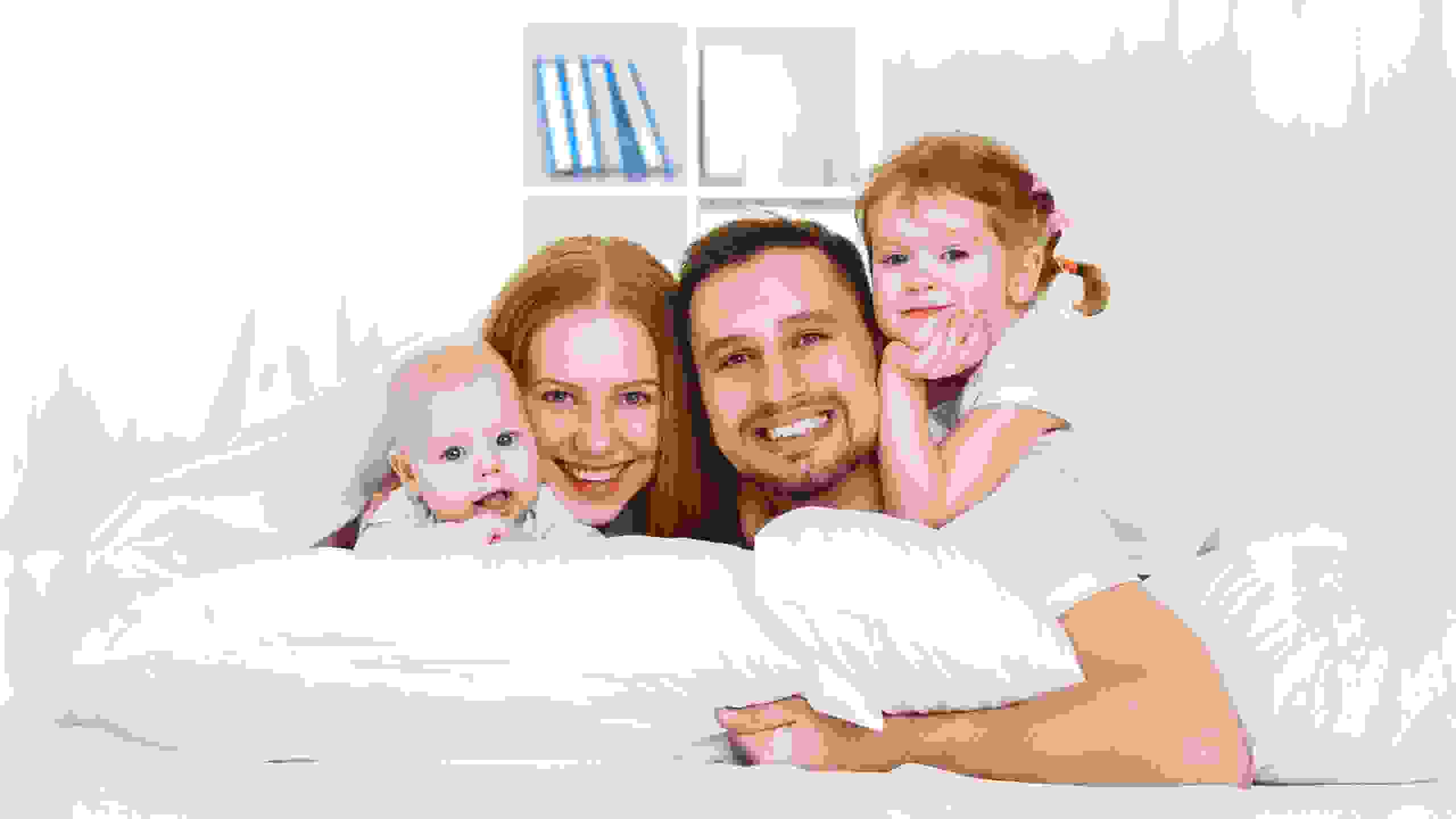 La famille souriante incarne la joie de vivre et la sécurité – des valeurs que PRO LIFE défend avec sa solution d’assurance maladie depuis plus de 30 ans.