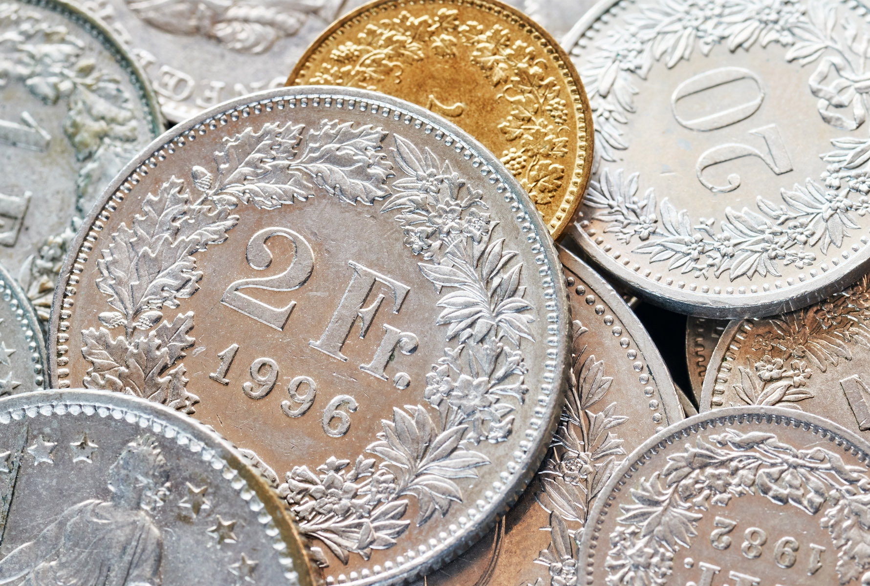 La cotisation des sociétaires Des pièces suisses sur fond clair – simple et clair, comme la cotisation : équitable, transparente et bien investie.