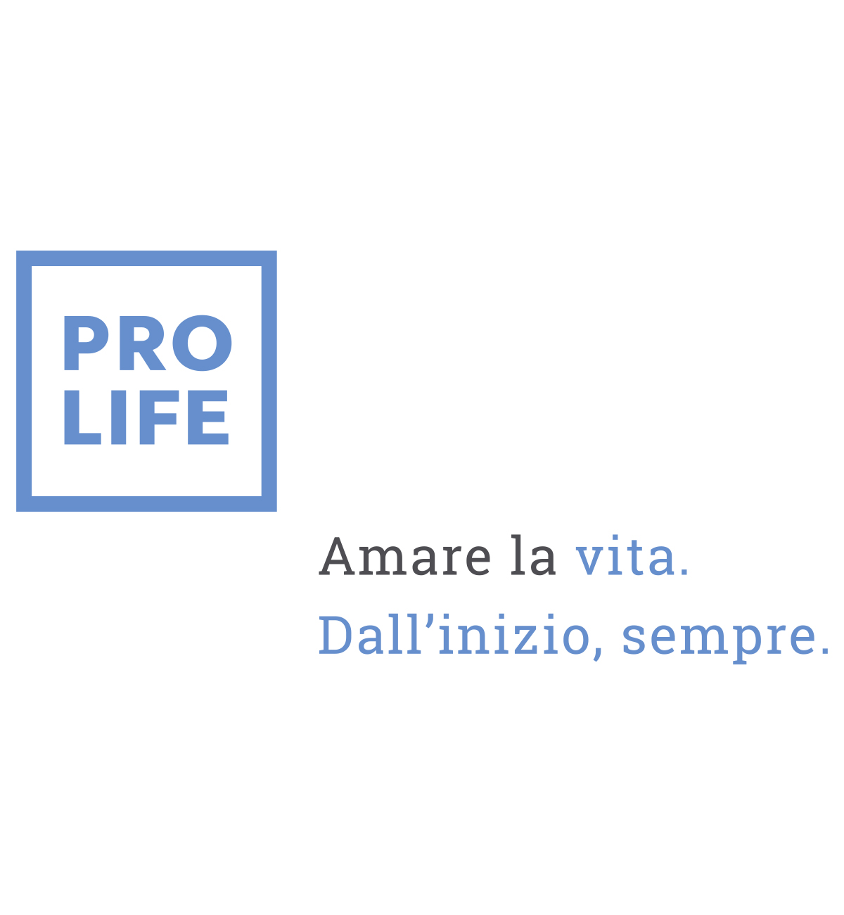 L’immagine mostra il logo dell’associazione familiare svizzera PRO LIFE.