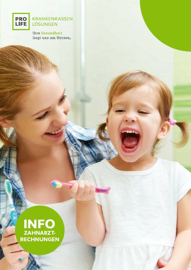 Wie ist das Vorgehen, wenn ich die Zahnarztrechnungen der Kinder an den Familienverein PRO LIFE zur Rückerstattung einsende? Diese Frage beantwortet dieses Flipbook unseres neuen Zahnflyers. Schritt-für-Schritt zeigen wir Ihnen den Bearbeitungsablauf von PRO LIFE und Helsana auf. QR-Code inklusive.
